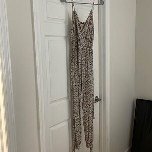 Cheetah Print Tank Top Jumpsuit